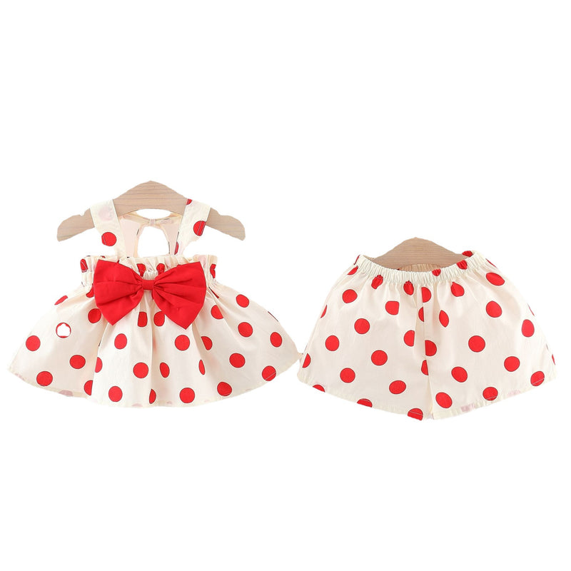 Girls Summer Camisole Shorts Two Piece Set