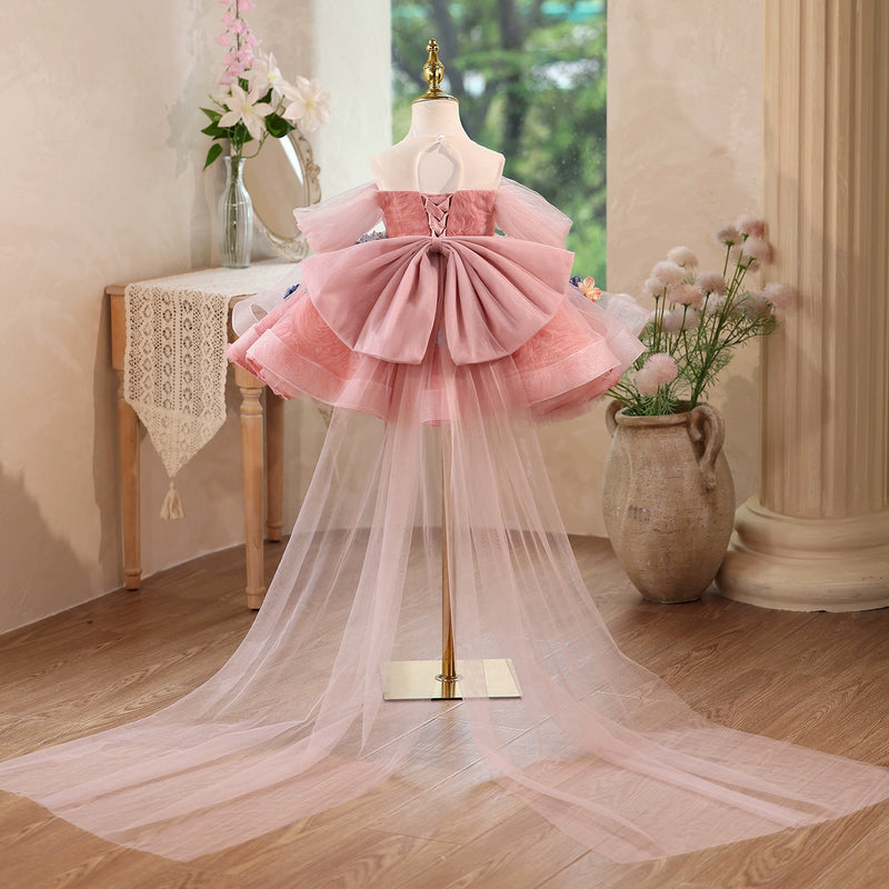 Girls' Elegant Toddler Ball Gowns Princess Dress Flower Girl Wedding Dress