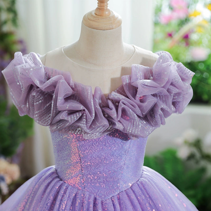 Children's Beauty Pageant Dresses Girls Birthday Princess Dresses Flower Girl Wedding Dresses