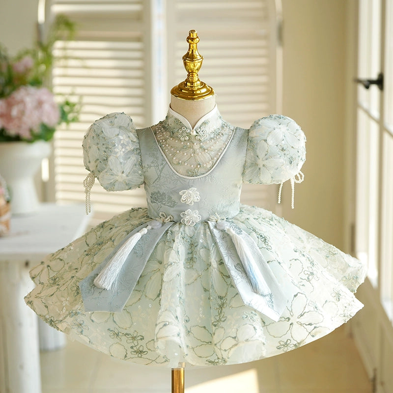 Sage Green Flower Girl Dress Elegant Baby Girl Champagne Sequin Princess Dress Toddler Formal Dres Marryshe Sage Green Flower Girl Dress Elegant Baby Girl Champagne Sequin Princess Dress Toddler Formal Dres Marryshe