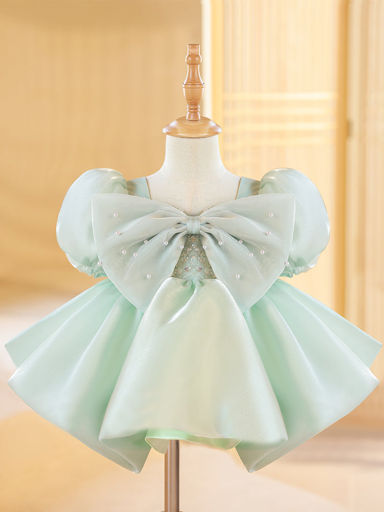 Cute Big bow Toddler Birthday Party Dress  Princess Dress