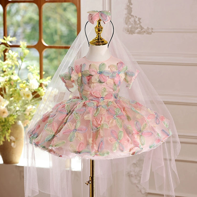 Girls Birthday Princess Dress Flower Girl Wedding Dress