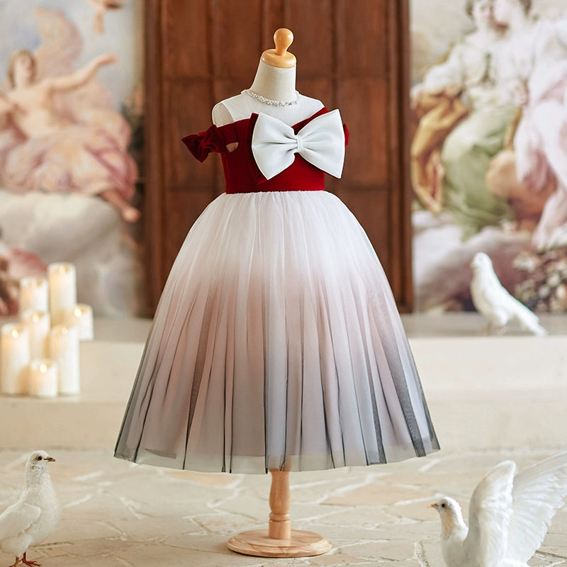 Girls' Prom Dresses Children's Birthday Princess Dresses Flower Girl Dresses