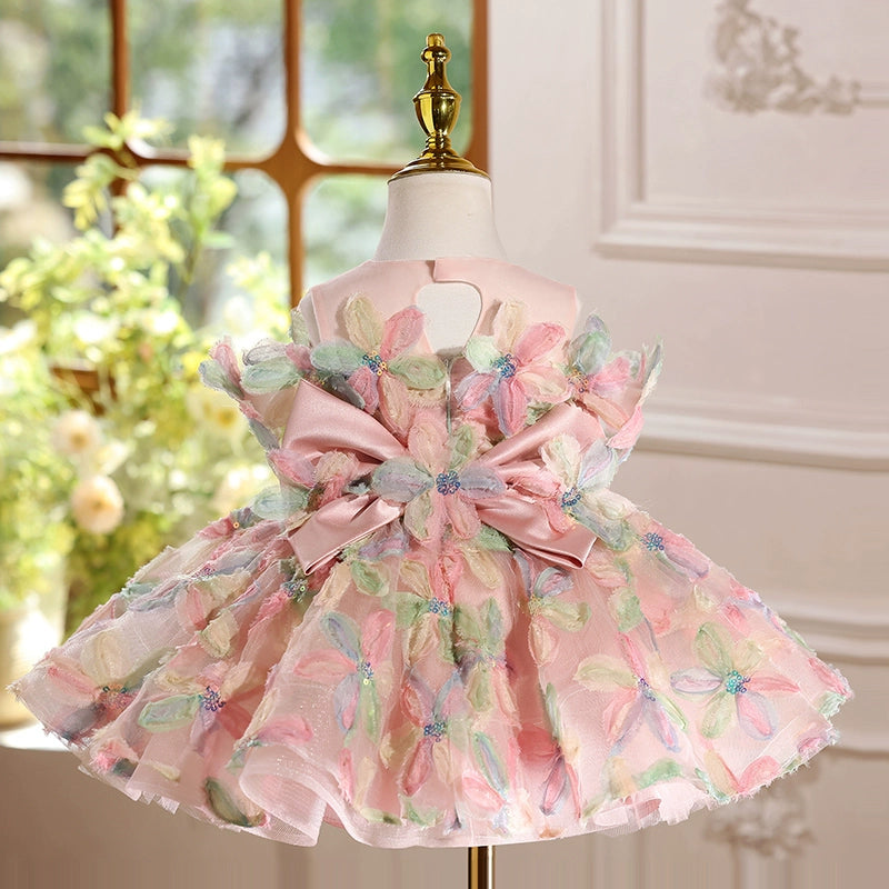Girls Birthday Princess Dress Flower Girl Wedding Dress