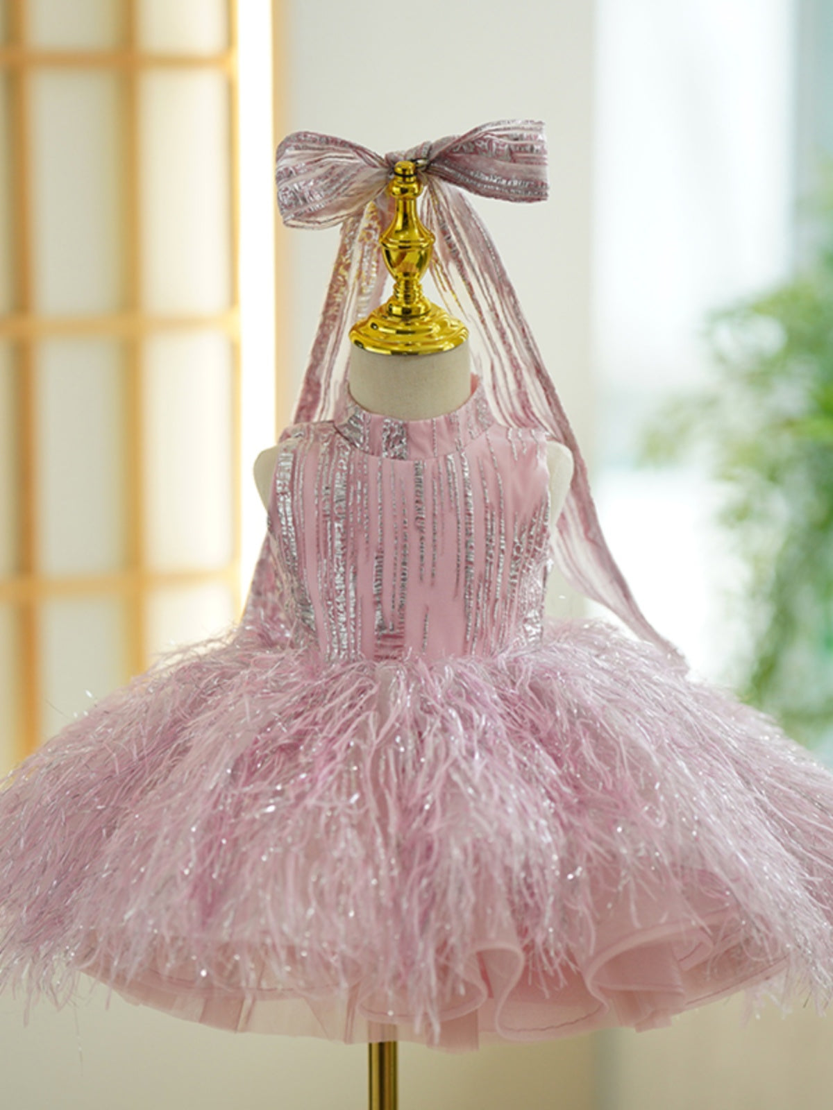 Cute Baby Girl Christmas Dress Sequined Cake Dress