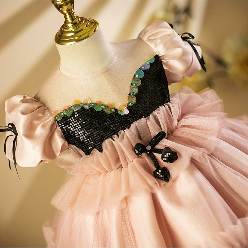 Girls Birthday Dress Children's Prom Princess Dress Girl Puffy Dress