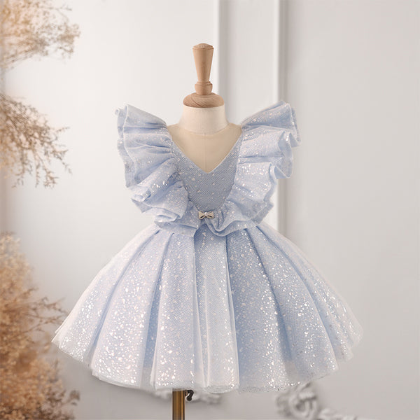 Cute Baby Girl Performance Princess Dress Sequined Dress