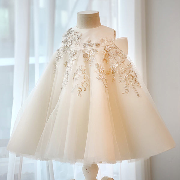 Cute Baby Birthday Dress Girl Fluffy Princess Dress