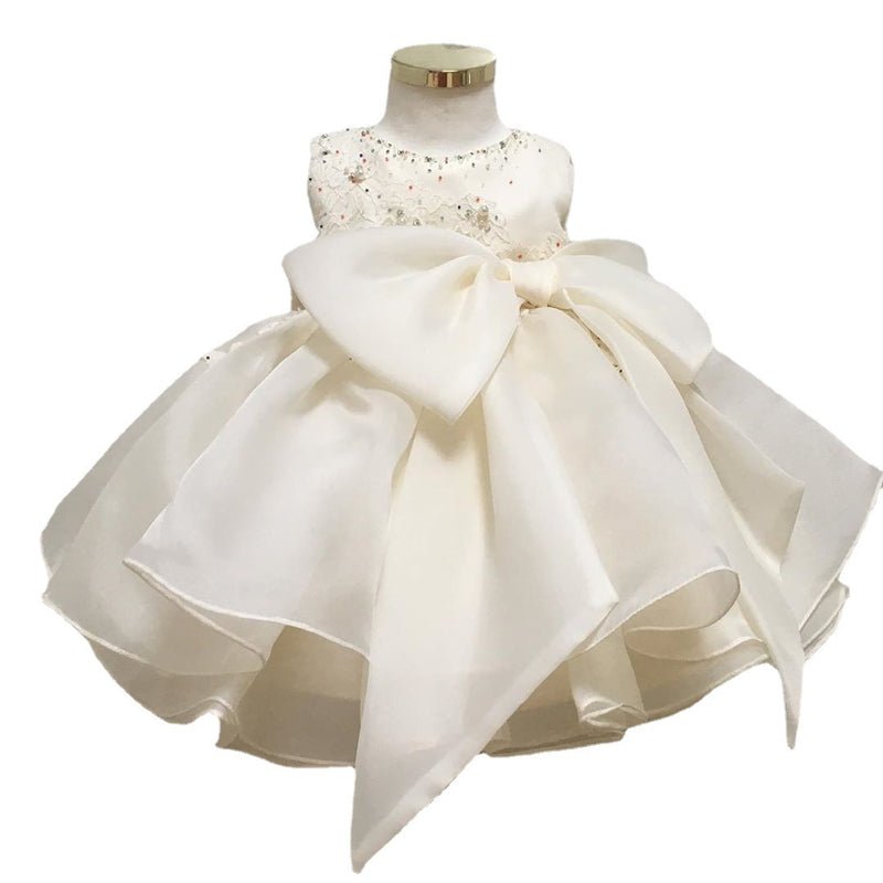 Baby Girls Summer Birthday Baptism Cute Girl Princess Dress