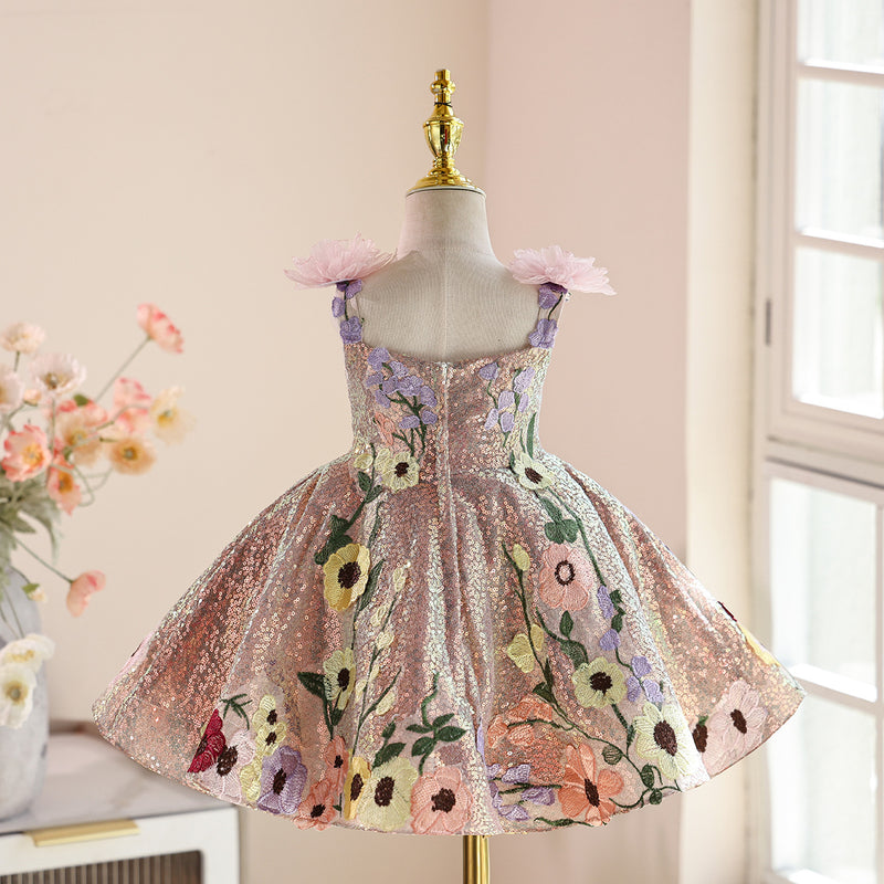 Girls' Birthday Dress Children's Christmas Princess Dress Flower Girl Dress