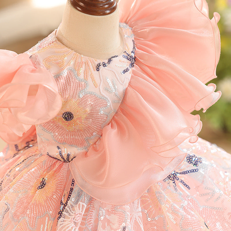 Girls Birthday Dress Children's Ball Princess Dress Girls Birthday Dress Children's Ball Princess Dress