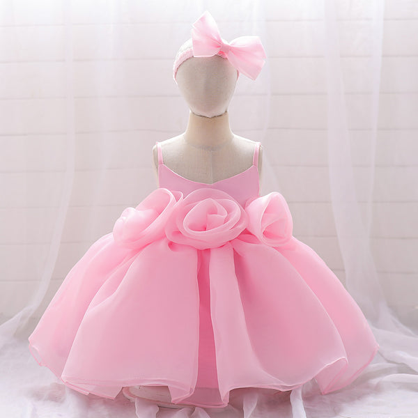 Baby Girl Birthday Dress Girl Communion Princess Dress