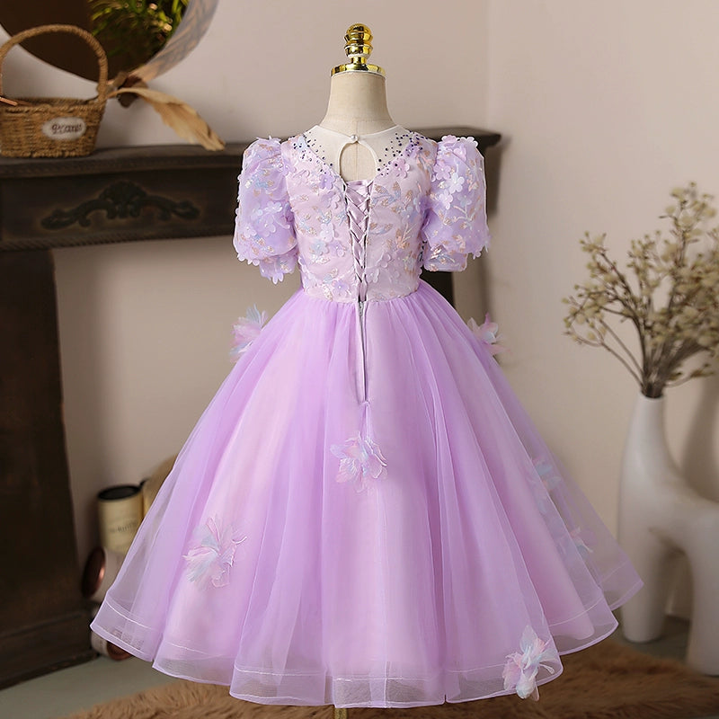 Cute Baby  Girl First Communion Dress Toddler Birthday Princess Dress