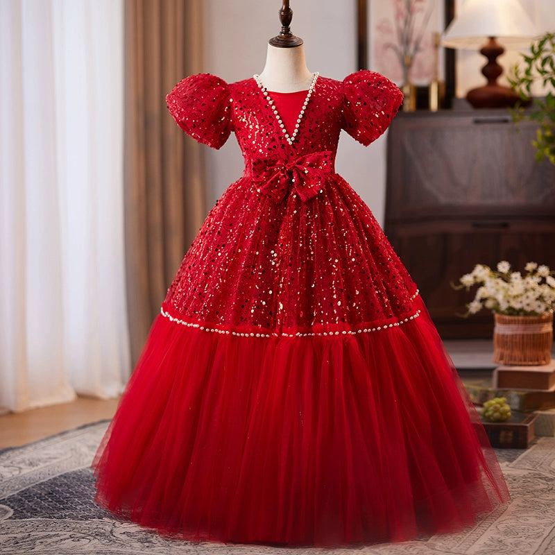 Winter Christmas Dress Beauty Pageant Dress Toddler Sequins Party Pri marryshe Winter Christmas Dress Beauty Pageant Dress Toddler Sequins Party Pri marryshe