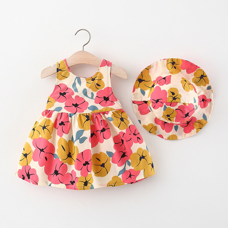 Baby Dress Sweet Baby Girl Big Bow Suspender Dress