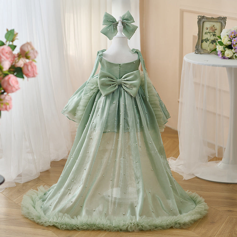 Girls Birthday Dress Flower Girl Cute Princess Dress