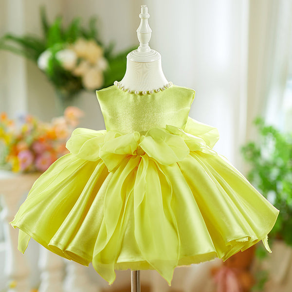 Cute Girl Birthday Princess Dress Baby Party Puffy Dress