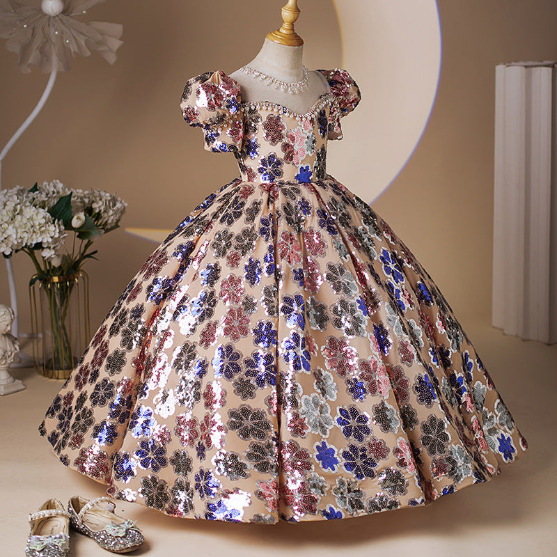 Spring Girls Prom Dress Children's Birthday Princess Dress