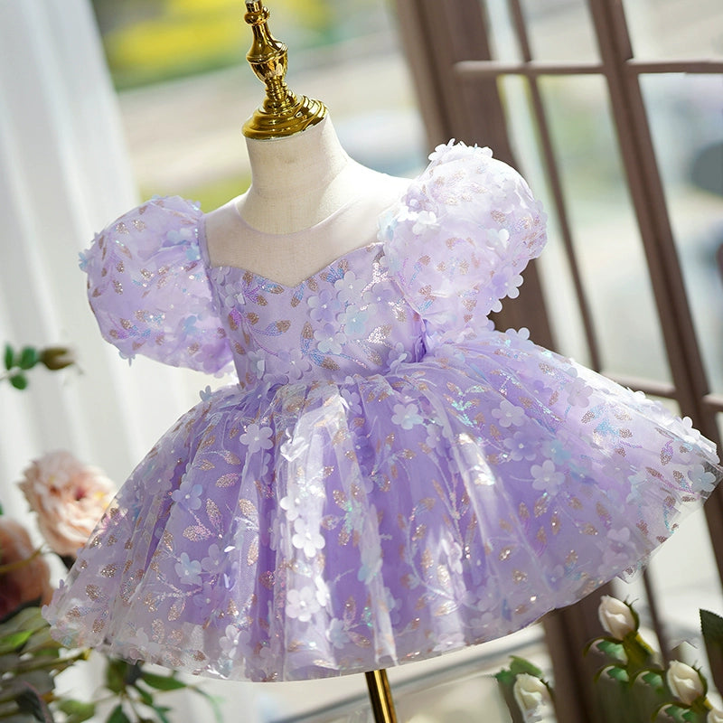 purple sequin dress costume Kids Sparkle Time Dress Costume