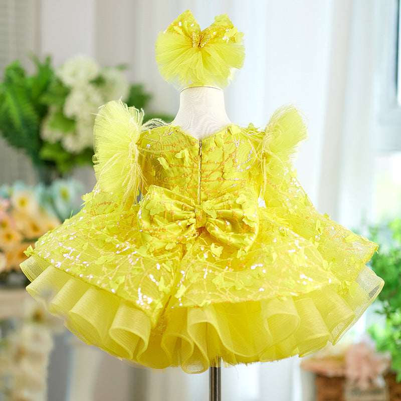 Children's Birthday Princess Dress Girls Elegant Party Dress