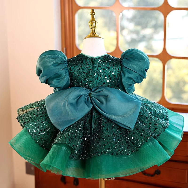 Girls Party Dress Children's Birthday Puffy Princess Dress