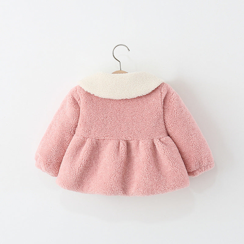 Girls New Winter Cartoon Warm Coat