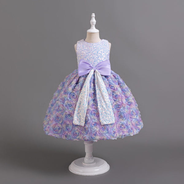 Cute Girls Party Princess Dress Children Birthday Dress