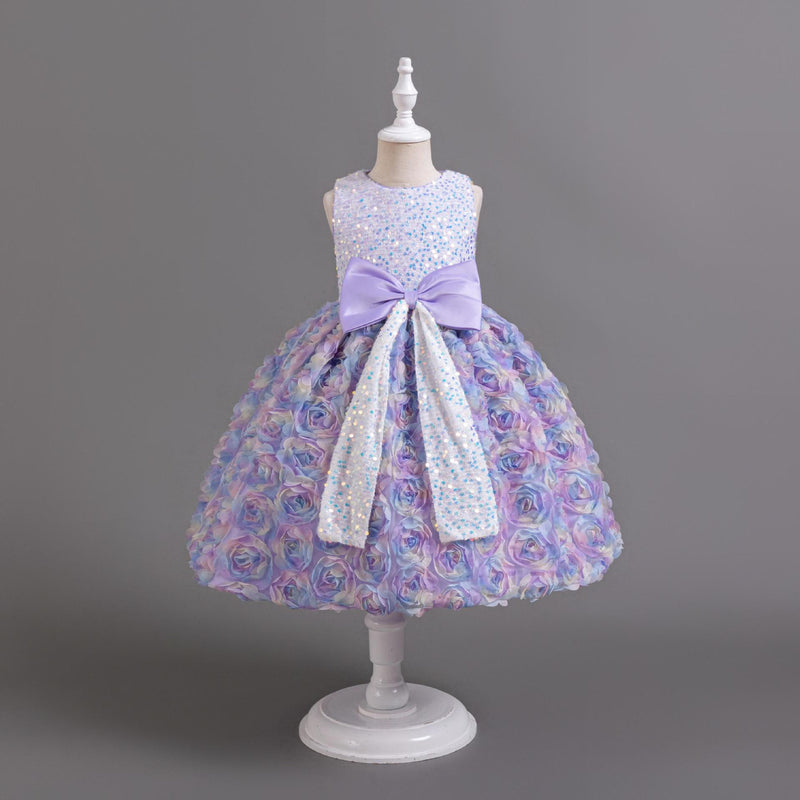 Cute Girls Party Princess Dress Children Birthday Dress