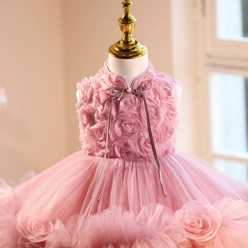 Girls Pageant Dress Flower Girl Wedding Dress Children's Birthday Princess Dress