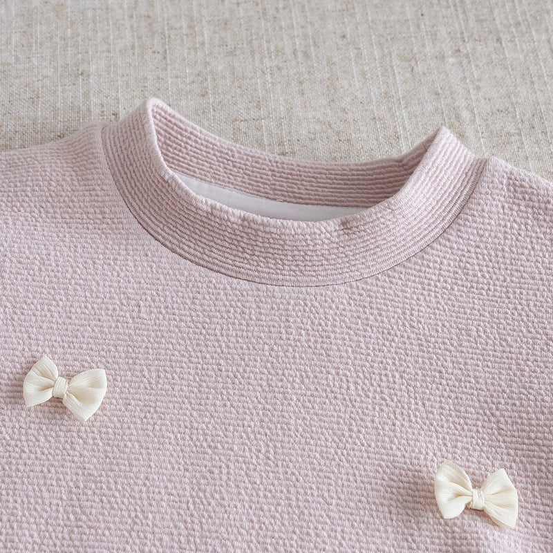 Girls Autumn Long-sleeved Top and Pants Two-piece Set