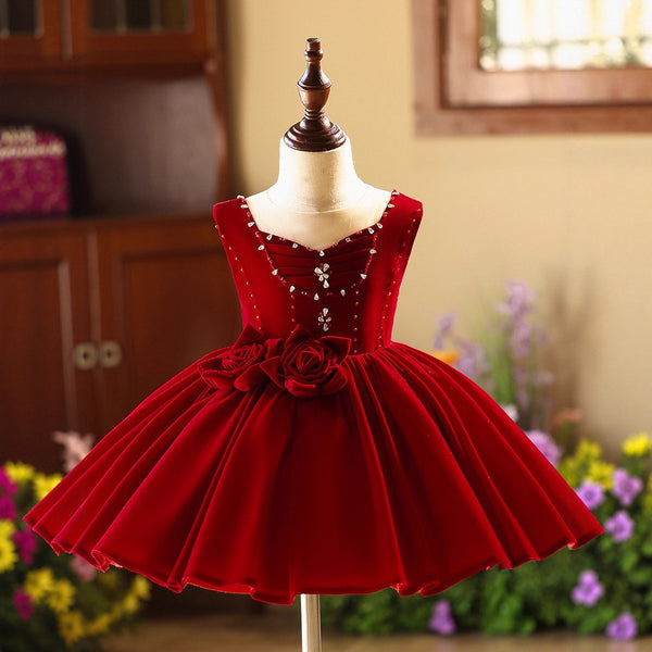 Girls' Birthday Princess Dress Girls' New Year Dress Girls' Christmas Party Dress