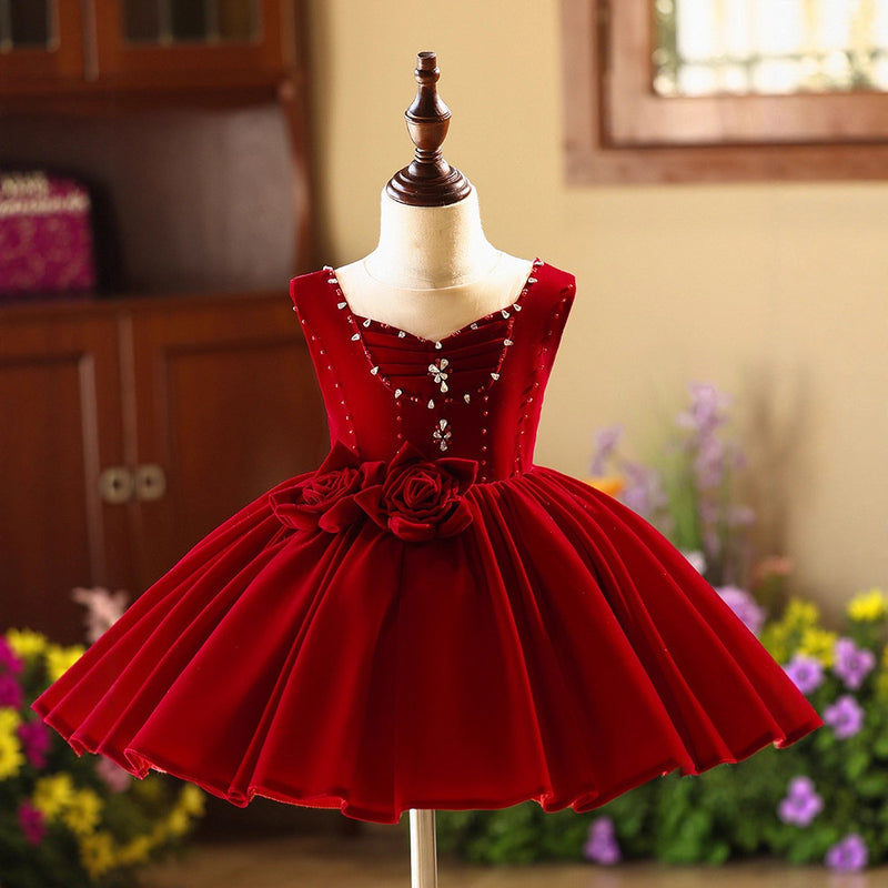 Girls' Birthday Princess Dress Girls' New Year Dress Girls' Christmas Party Dress