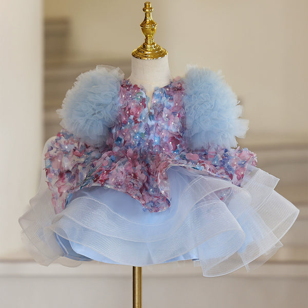 Girls Party Dress Children's Birthday Princess Dress Flower Girl Dress