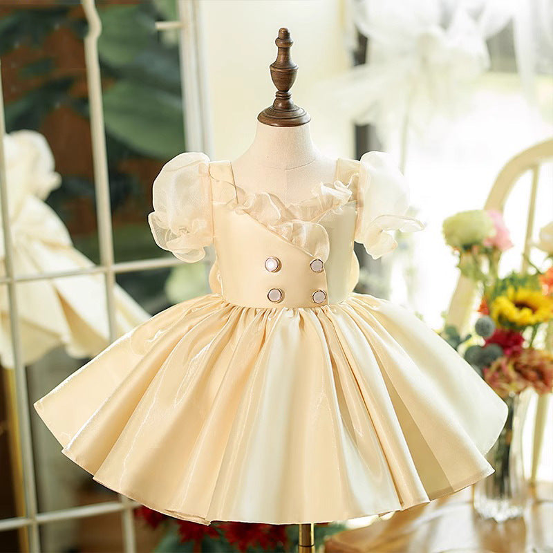 Elegant Baby Girls Baptism Dress Flower Girl Dresses Toddler Christening Dresses Elegant Baby Girls Baptism Dress Flower Girl Dresses Toddler Christening Dresses