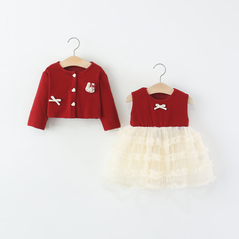 Girls' Autumn New Birthday Princess Dress