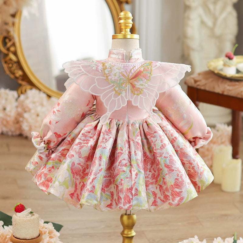 Baby Pink Birthday Dress Flower Girl Dresses Toddler Ball Gowns Baby Pink Birthday Dress Flower Girl Dresses Toddler Ball Gowns
