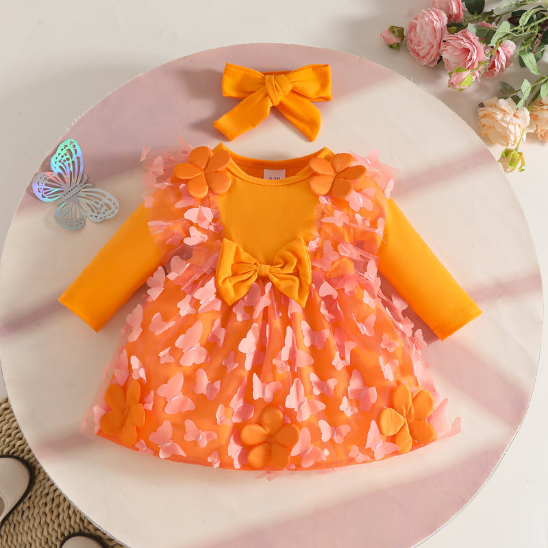 Girls Floral Vacation Dress Girls Elegant Birthday Dress Girls Floral Vacation Dress Girls Elegant Birthday Dress