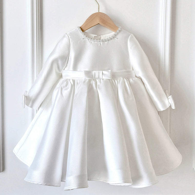 Girls Birthday Dress Long Sleeve Flower Girl Wedding Dress Princess Dress