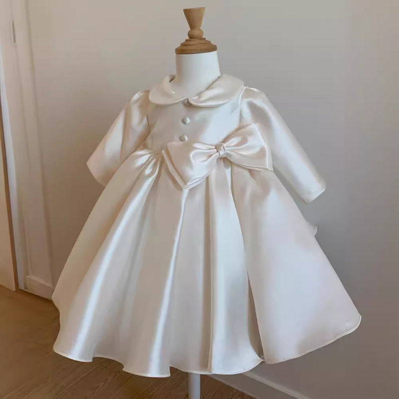 Children's Birthday Long Sleeve Princess Dress Flower Girl Wedding Dress
