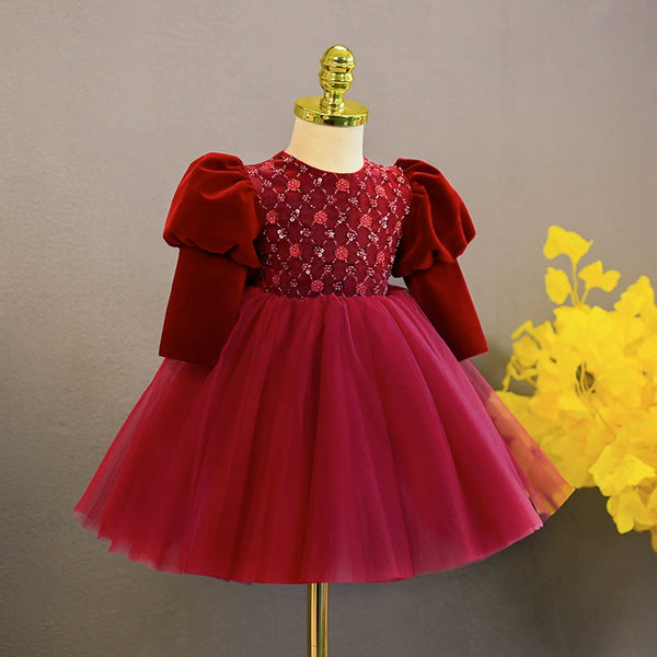 Girls Birthday Dress Baby Girl Princess Dress Flower Girl Wedding Dress