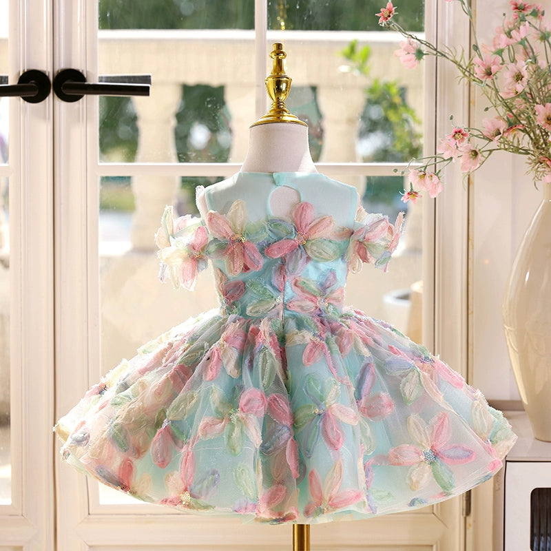 Girls Birthday Party Dress Flower Girl Wedding Princess Dress