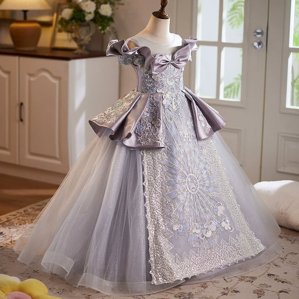Girls Birthday Party Dress Children Wedding Princess Dress