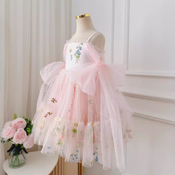 Girls Communion Dress Girls Birthday Princess Dress Children's Party Dress