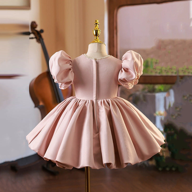 Baby Girl Puff Sleeve Birthday Princess Dress Party Dress