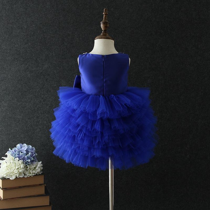 Baby Girl Pageant cupcake dress bow-knot princess dress