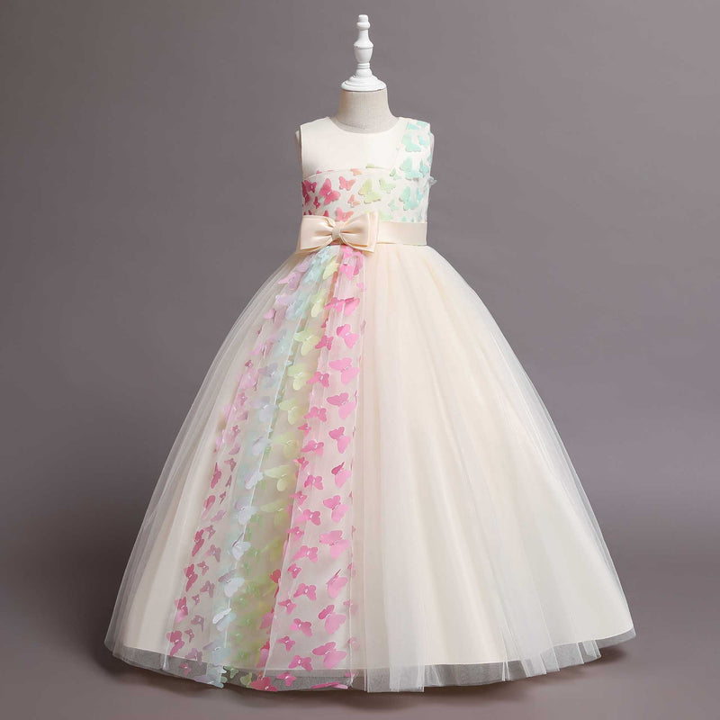 Girls Christening  Dress Pageant Toddler Birthday First Communion Princess Dress