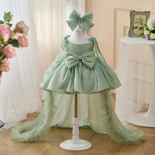Girls Birthday Dress Flower Girl Cute Princess Dress