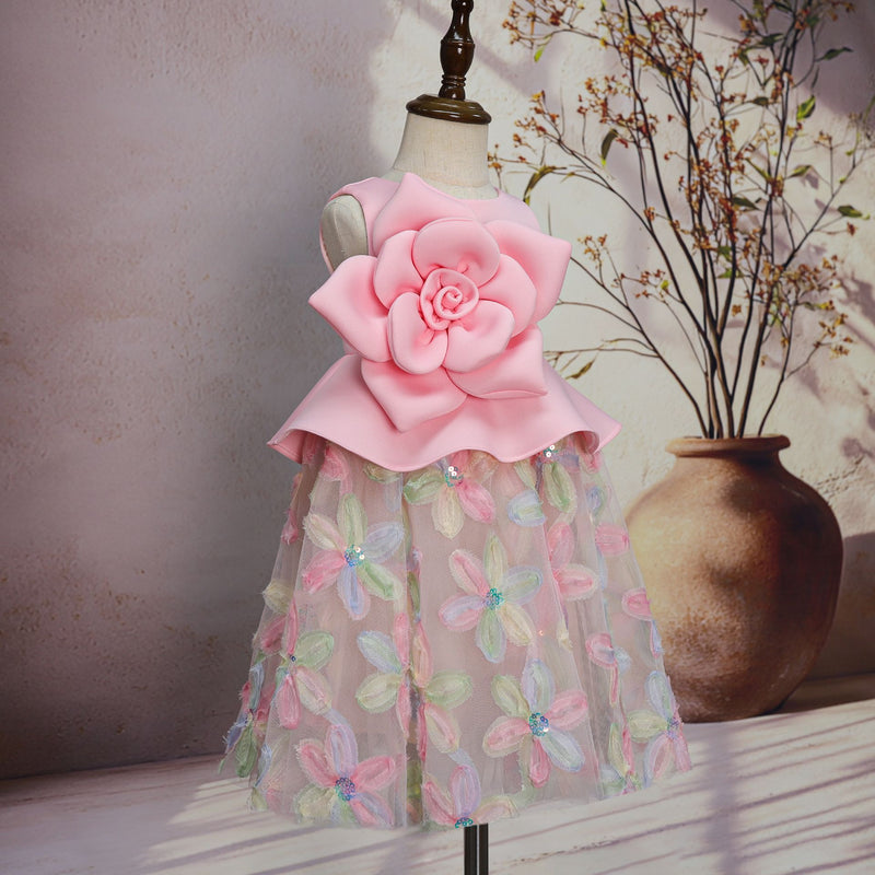 Children's Formal Dress Flower Girl Cute Dress Girl Birthday Princess Dress