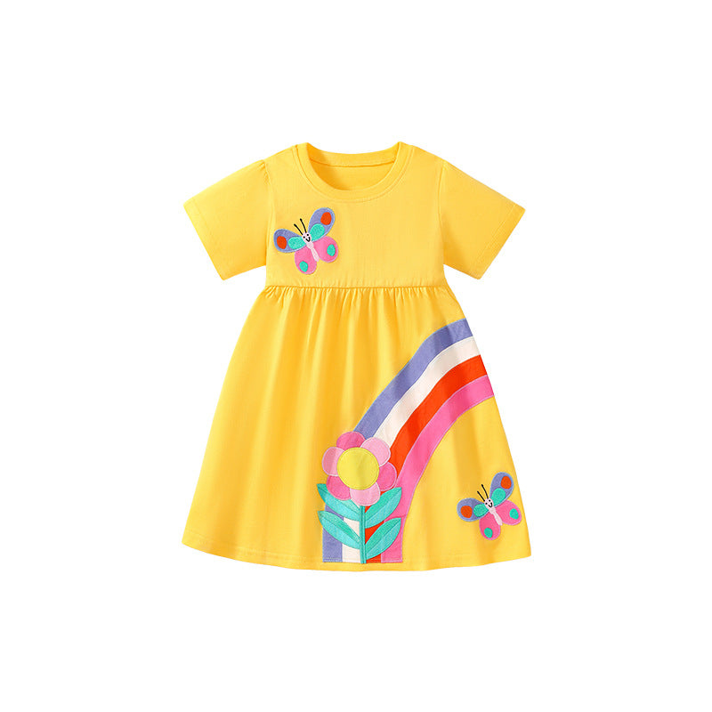 New Summer Children's Cotton Princess Dress