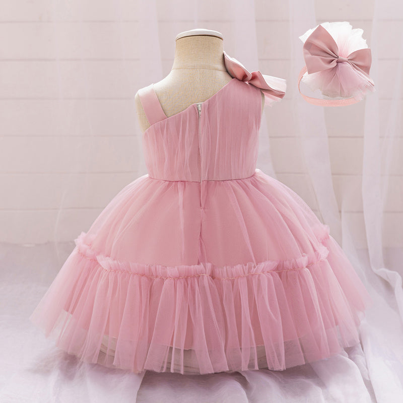 Girls Toddler Prom Dress Girls Cute Birthday Puff Dress